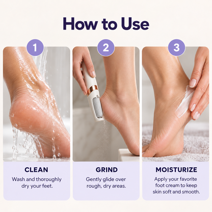 Rechargeable Electric Foot Grinder Pedicure Device